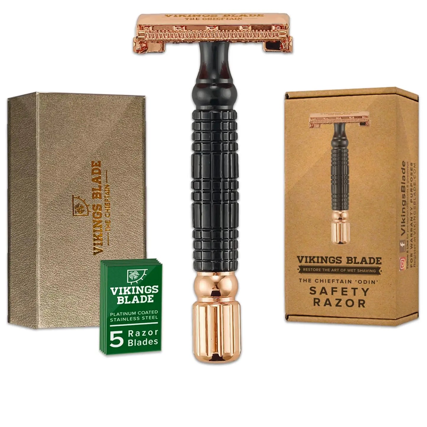 Premium Double Edge Safety Razor - Eco Friendly Luxury