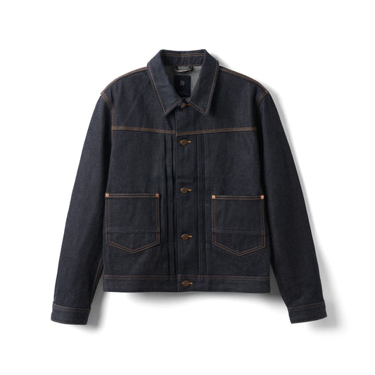 16oz Fabric Denim Jackets Men High Quality Selvedge Denim Coats