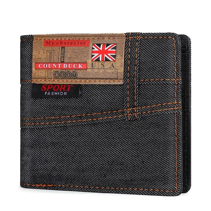 Vintage Men's Denim Wallet