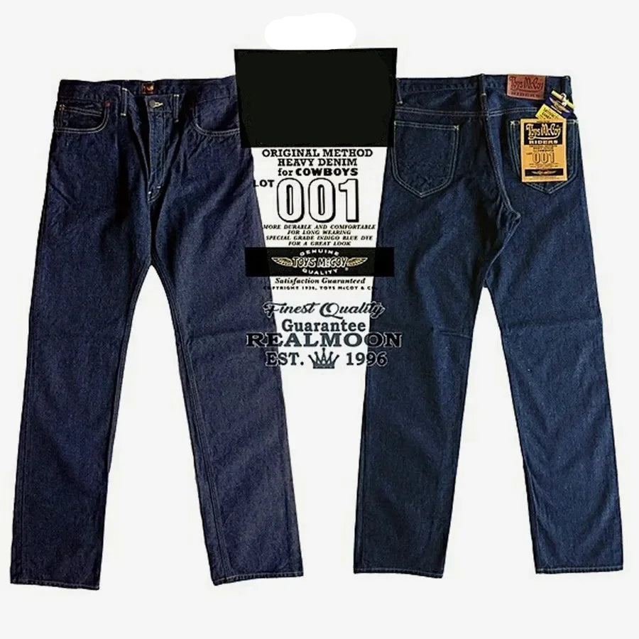 Selvedge Tribute Classic American Denim Left Twill Retro Red Ear Jeans