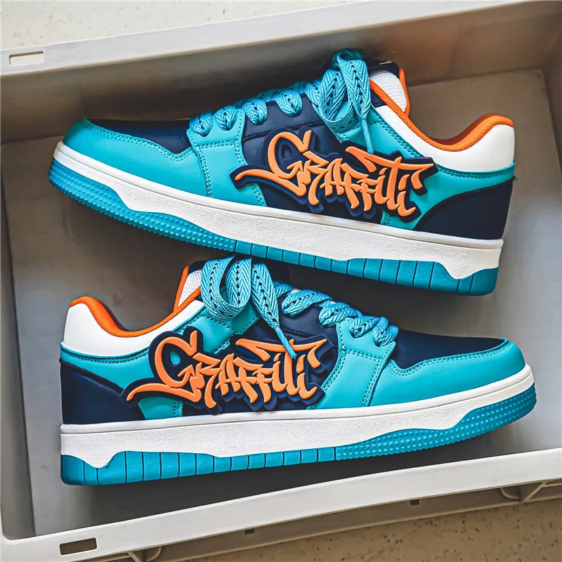 Designer Skateboard Shoes Men Streetwear Sneakers Luxury Platform