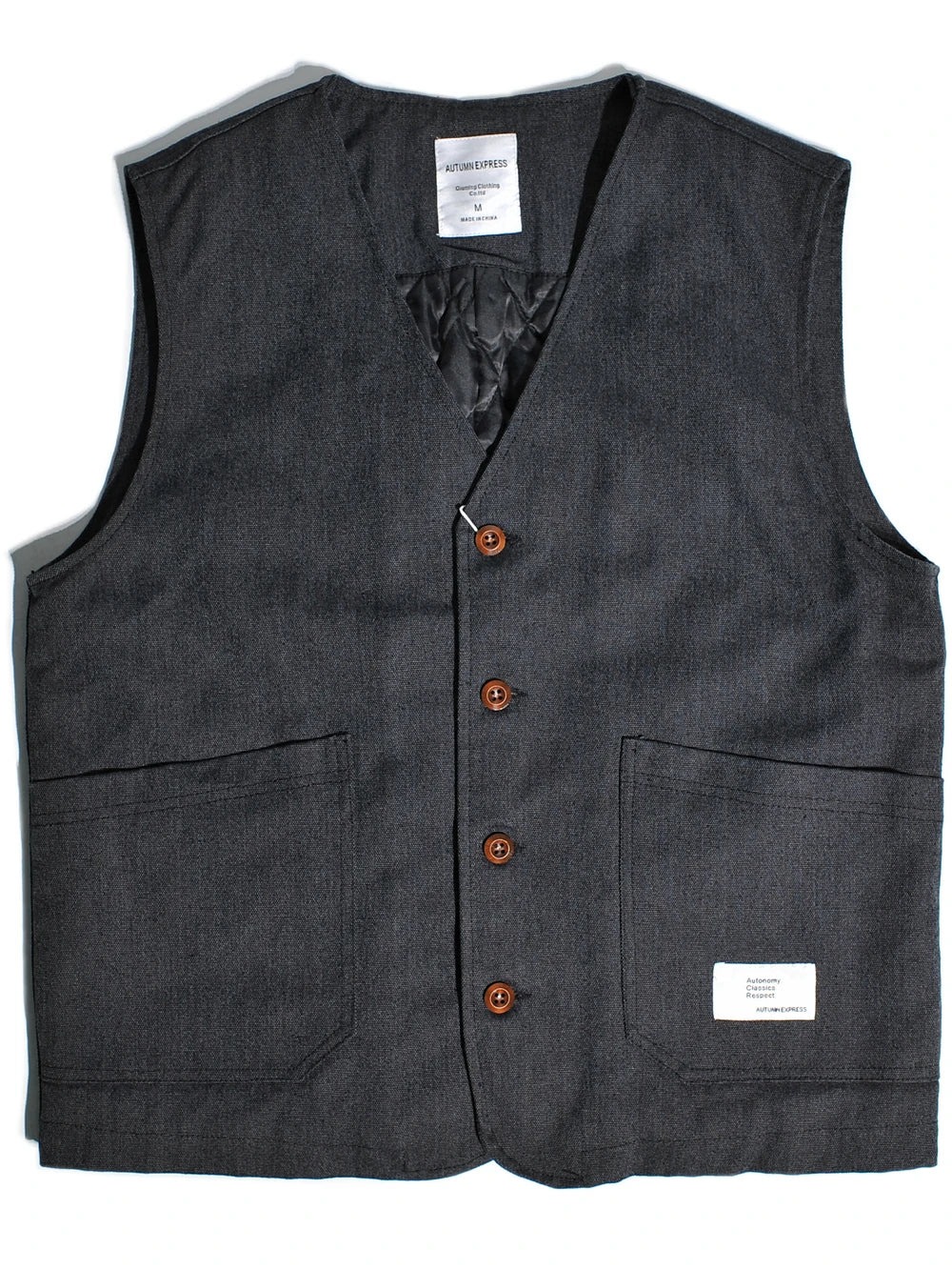 Heavyweight Canvas Denim Vest For Men