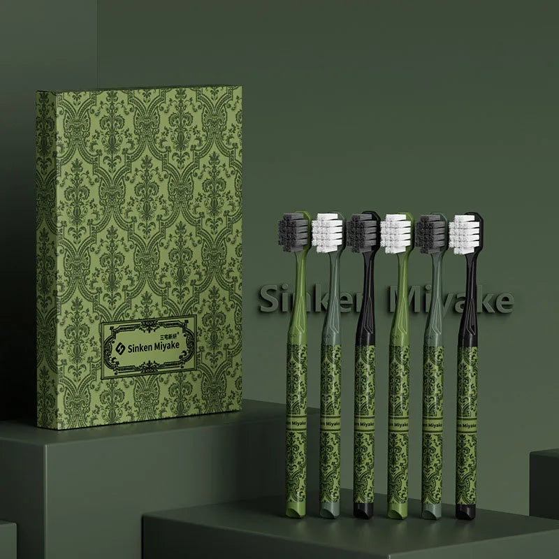 Forest Series 6-Piece Soft Toothbrush Set