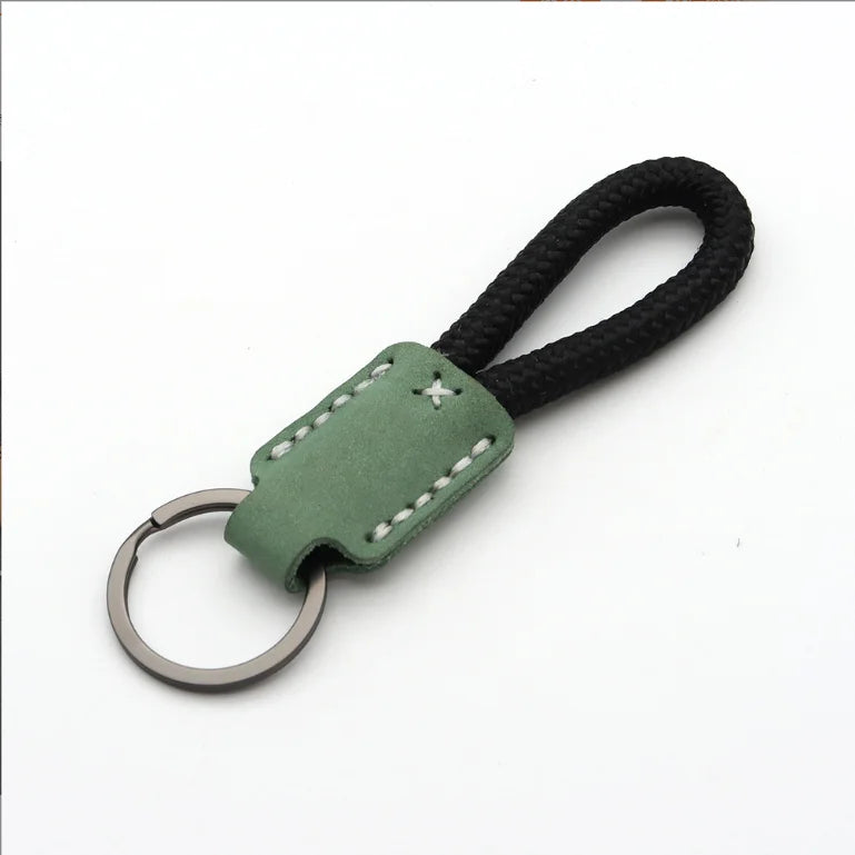 Vintage Cow Leather Keychain