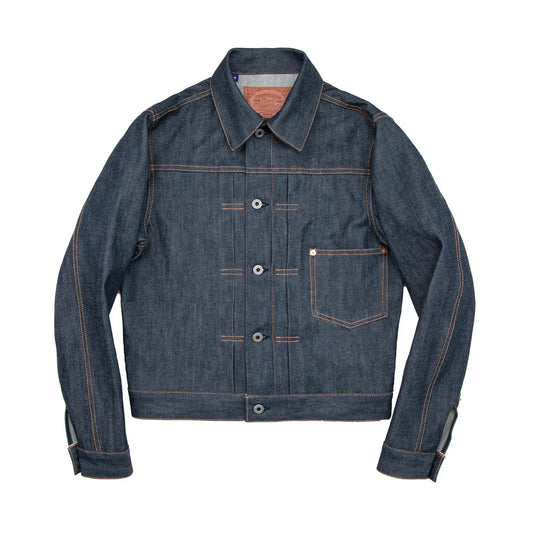 Jean Jacket American Casual Style Type 1 Selvedge Denim