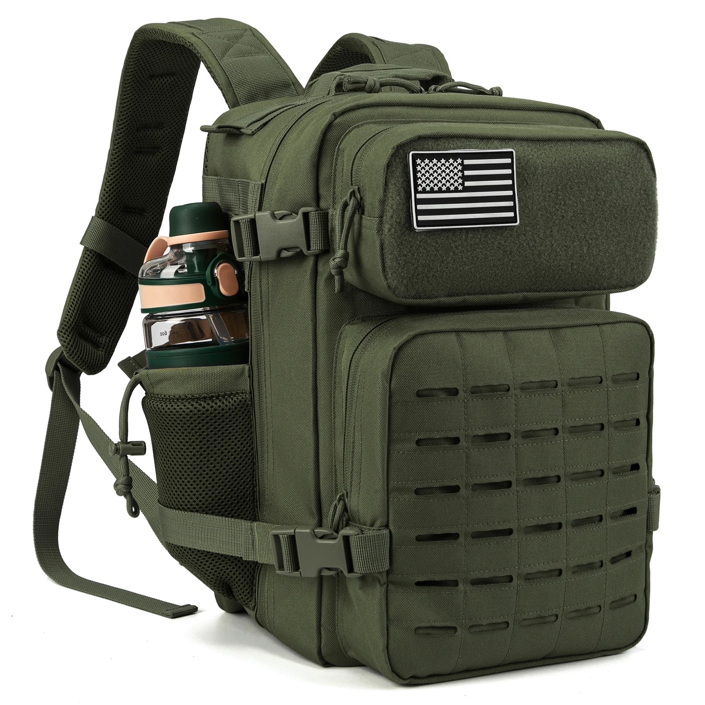 Tactical Backpack 25L 45L For Men And Women With MOLLE Cup Holders