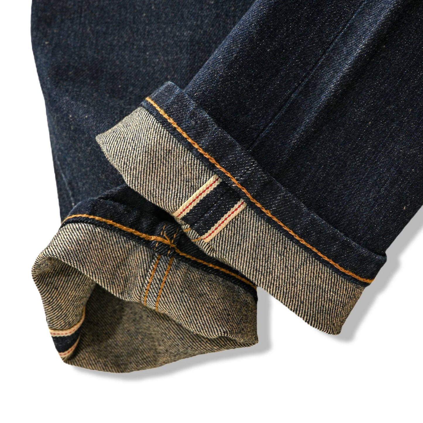15oz Raw Heavyweight Selvedge Denim Jeans - Slim Fit Straight Leg