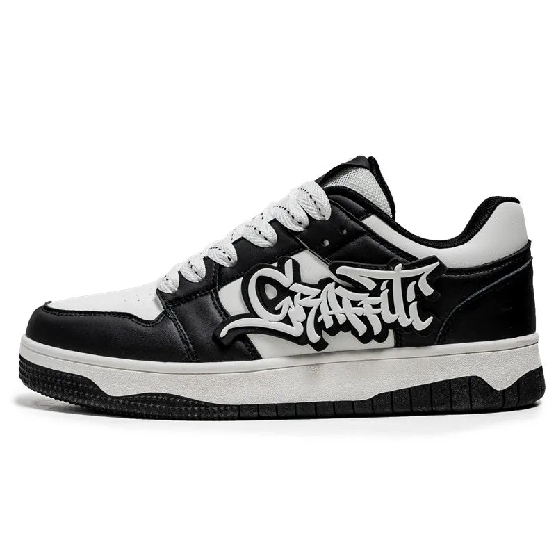 Skateboard Shoes - Loud Graffiti Pattern
