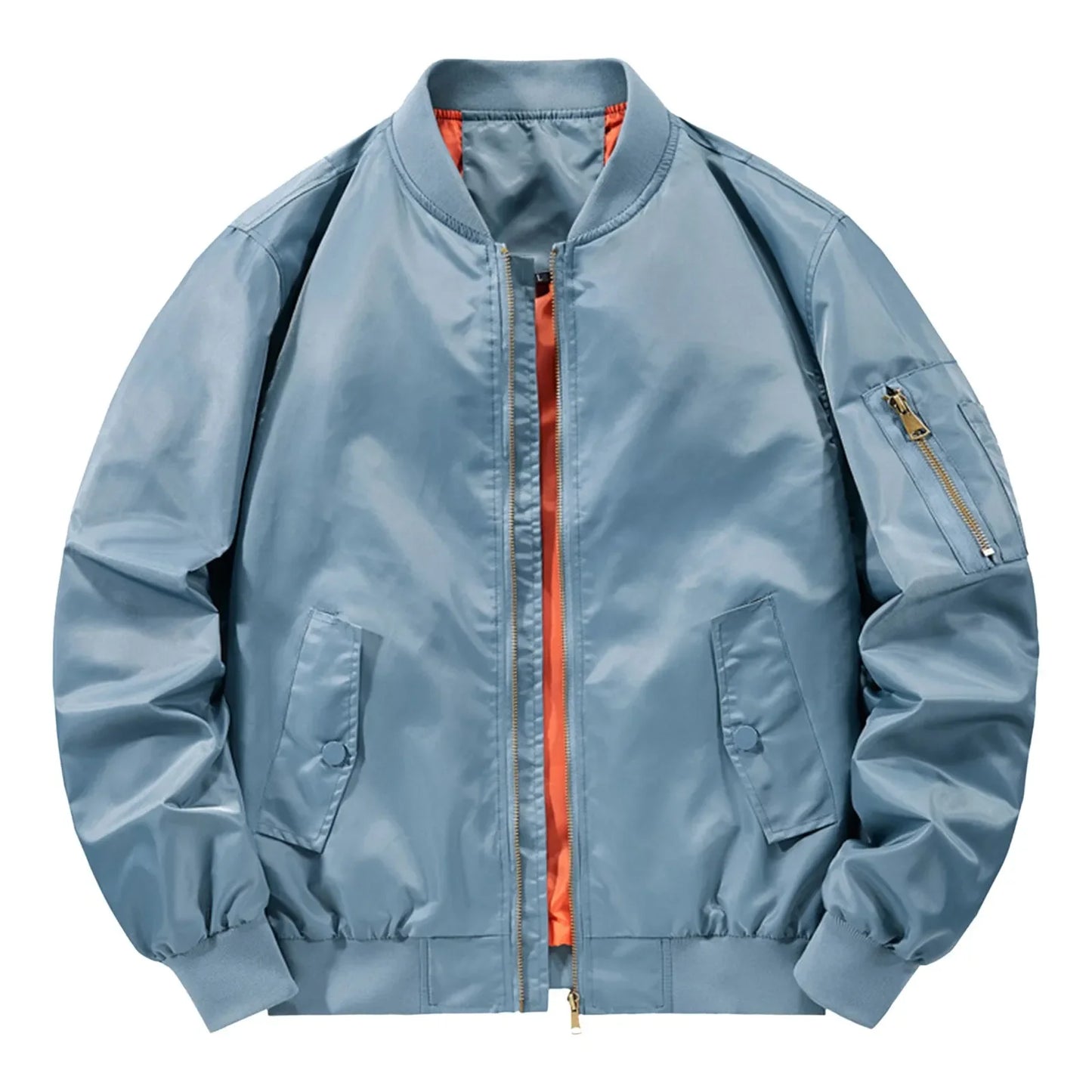 Men's Lightweight Military Style Bomber Jacket