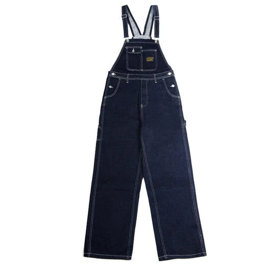 Men's Retro Striped Wabash Denim Overalls - American Style Vintage
