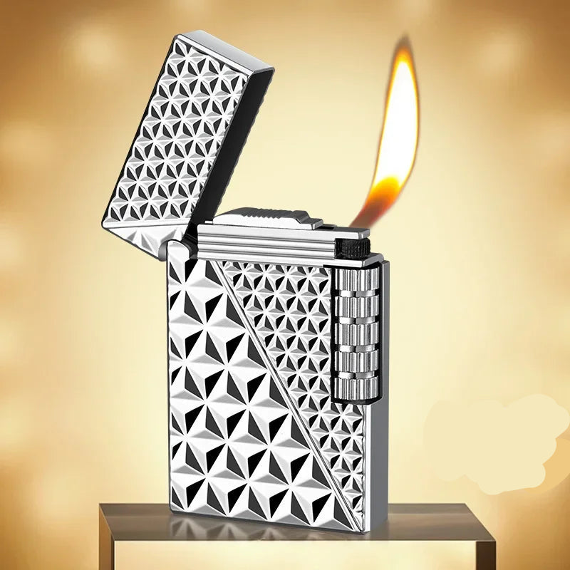 Windproof Waterproof Metal Lighter — Powerful Flame