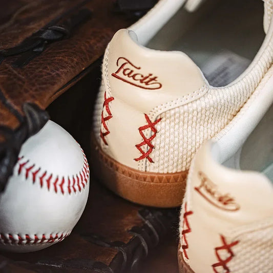 Vintage German Trainer Shoes For Men Baseball Inspired Running Sneakers