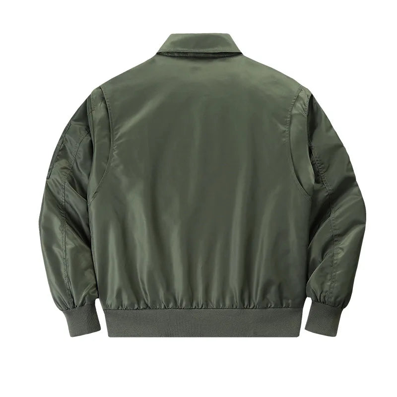 Lightweight Retro American Pilot Bomber Jacket