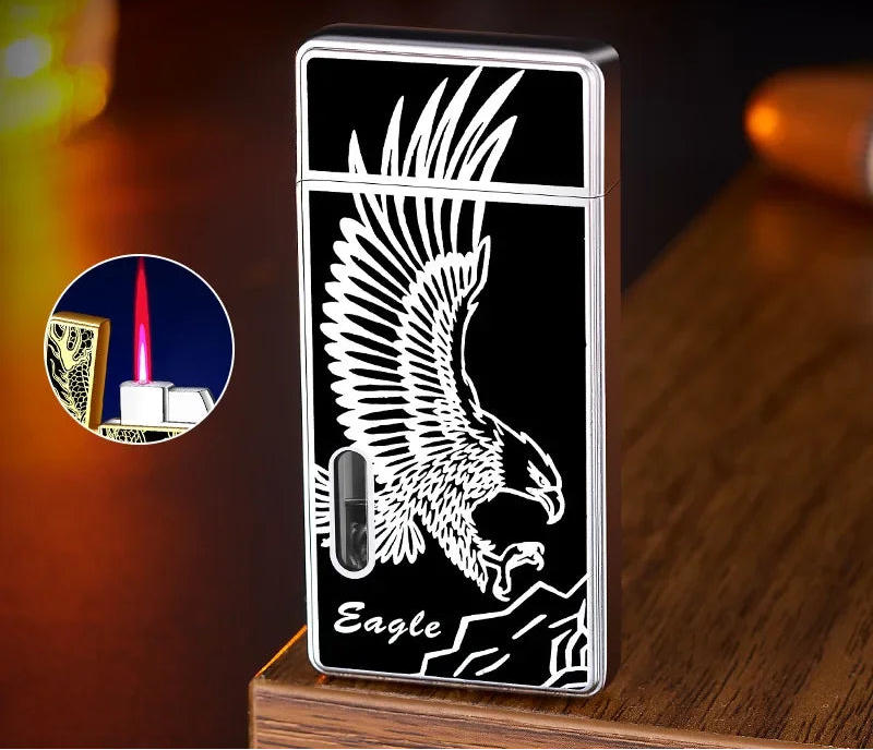 Windproof Waterproof Metal Lighter — Powerful Flame