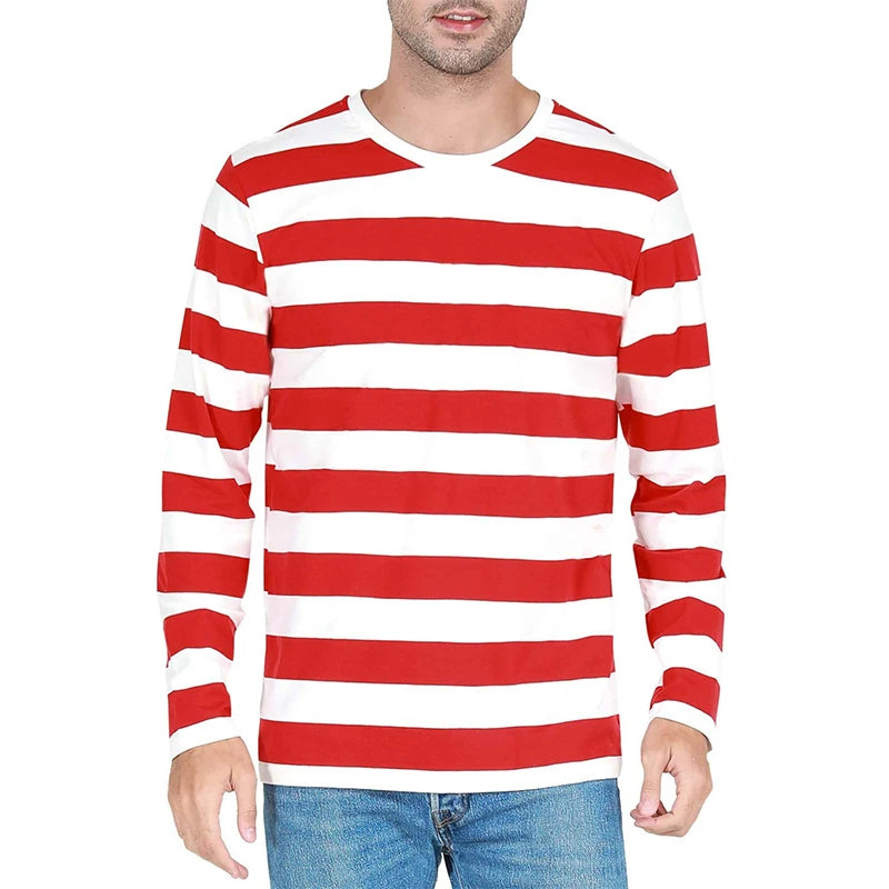 Men's Bold Striped Long Sleeve T-Shirts