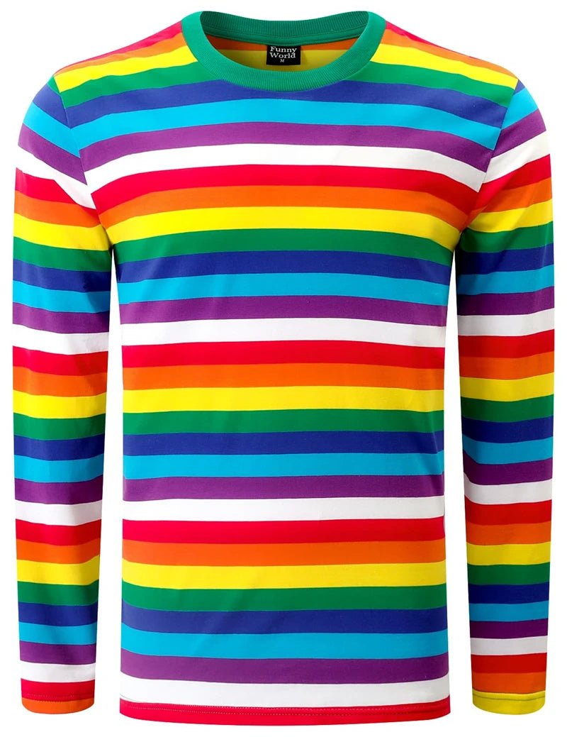 Men's Bold Striped Long Sleeve T-Shirts