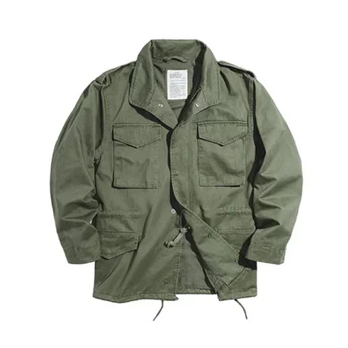 Vintage Green M65 Military Jacket