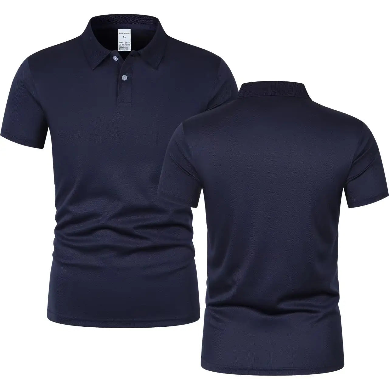 Solid Color Ultra-Light Breathable Polo Shirt for Men