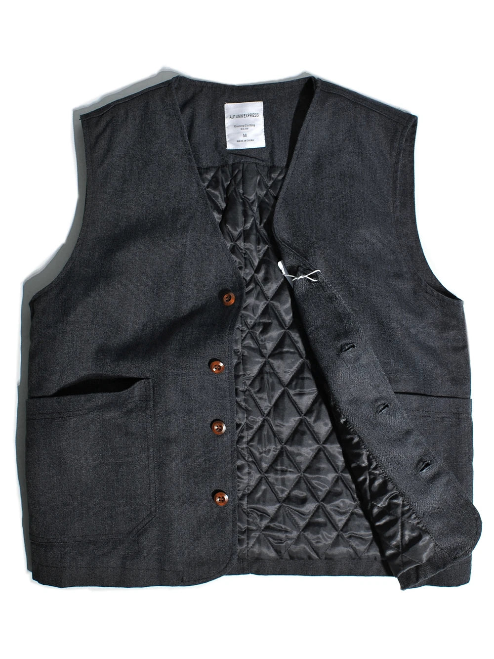 Heavyweight Canvas Denim Vest For Men