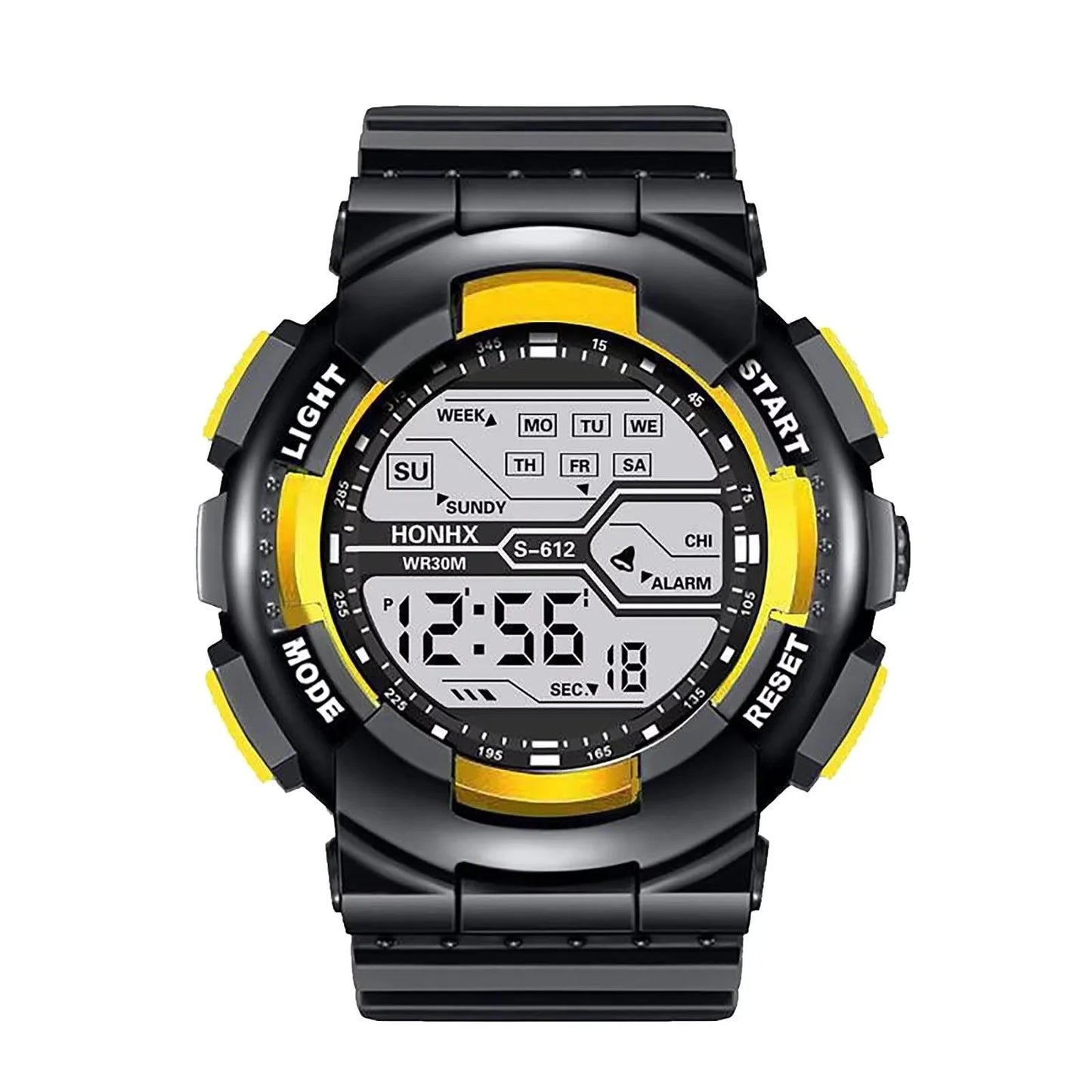 Men's Sport Watch - Multifunction Large LED Screen Electronic & Waterproof