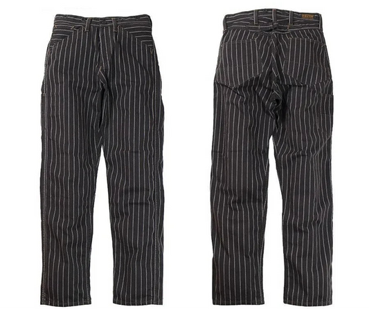 Coal Miner Style Striped 10.5oz Wabash Jeans