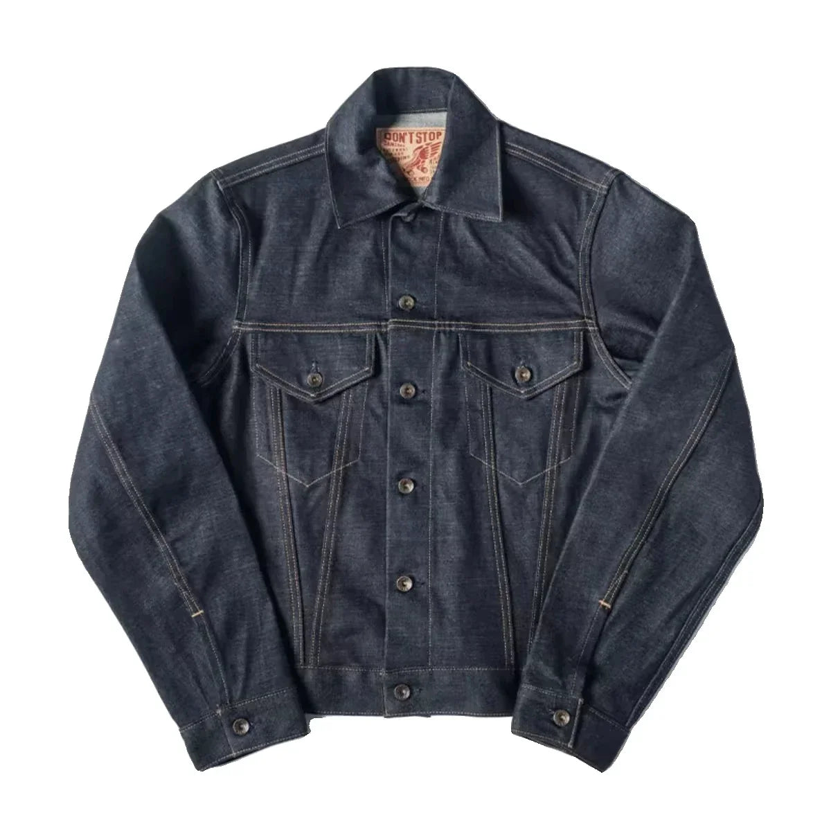 Non Stock Type 3 Selvedge Denim Trucker Jacket Mens Jean Outerwear