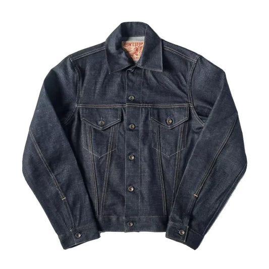 Non Stock Type 3 Selvedge Denim Trucker Jacket Mens Jean Outerwear