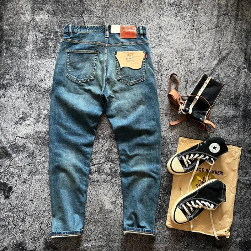 14oz American Classic Fit Straight Leg Selvedge Denim - Heavyweight