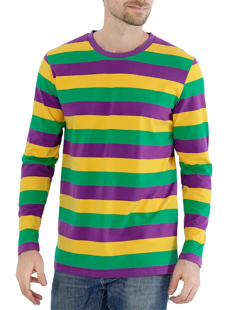 Men's Bold Striped Long Sleeve T-Shirts