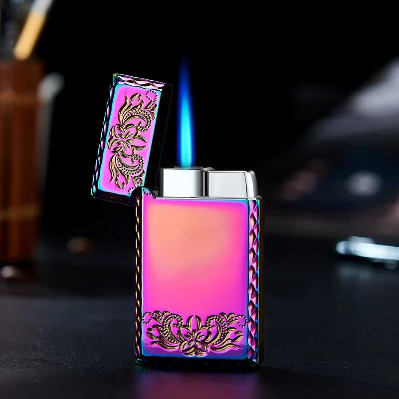 Windproof Waterproof Metal Lighter — Powerful Flame