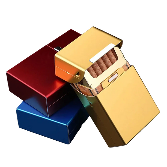 Metal Foil Wrapped Cigarette Case