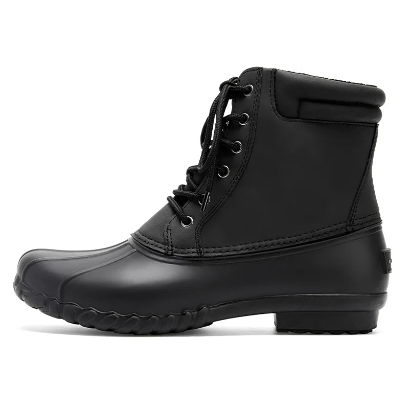 Men's Fur Lined Duck Boots - Waterproof