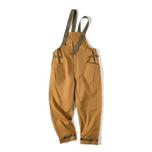 American Retro Canvas Overalls - Loose Fitting