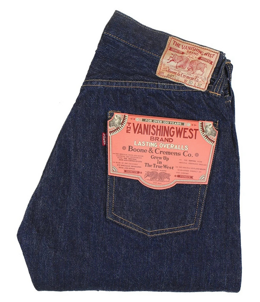 1951 14oz Five-Bag Indigo Retro Selvedge Denim Jeans