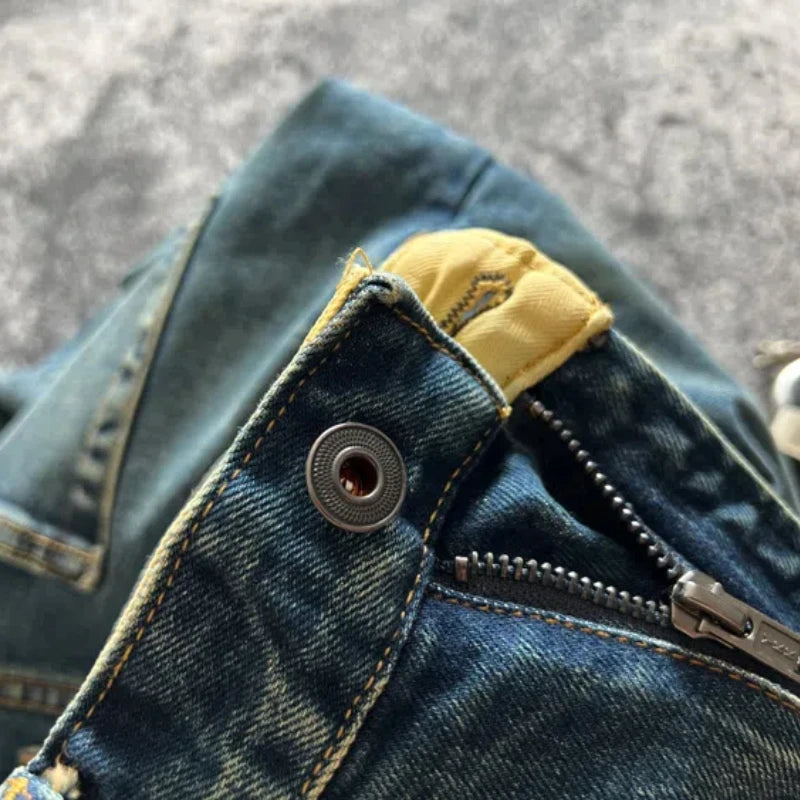 14oz American Classic Fit Straight Leg Selvedge Denim - Heavyweight