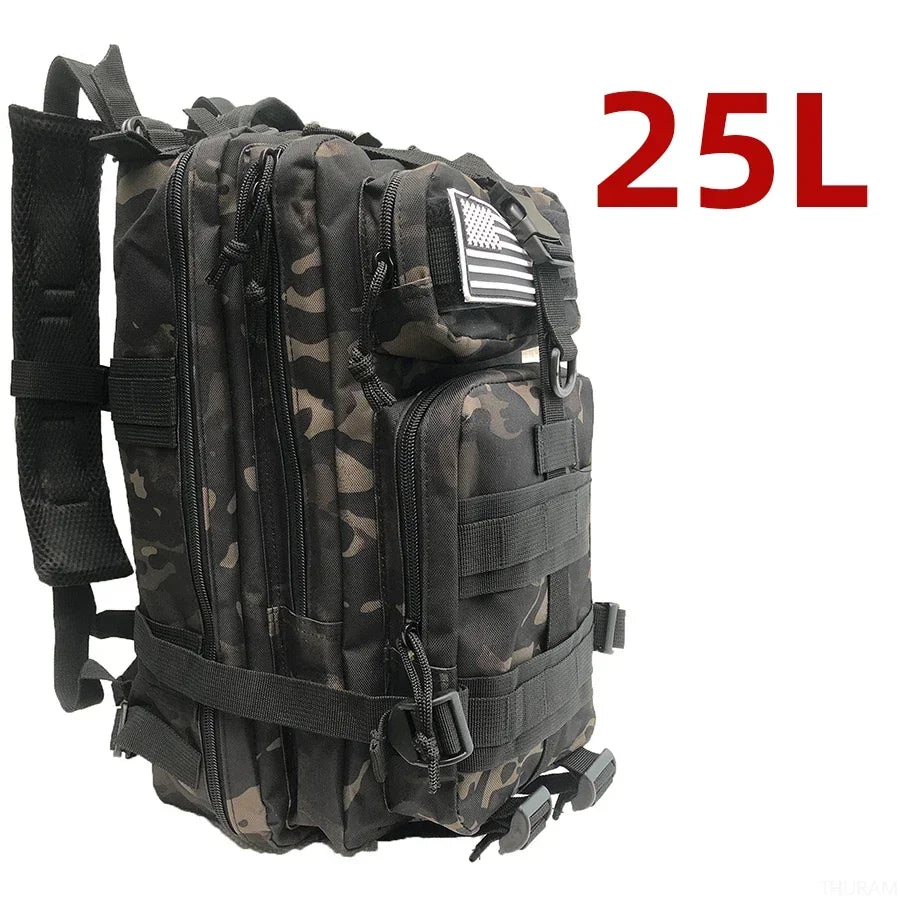 25L/50L Waterproof Nylon Backpack Laptop Ready