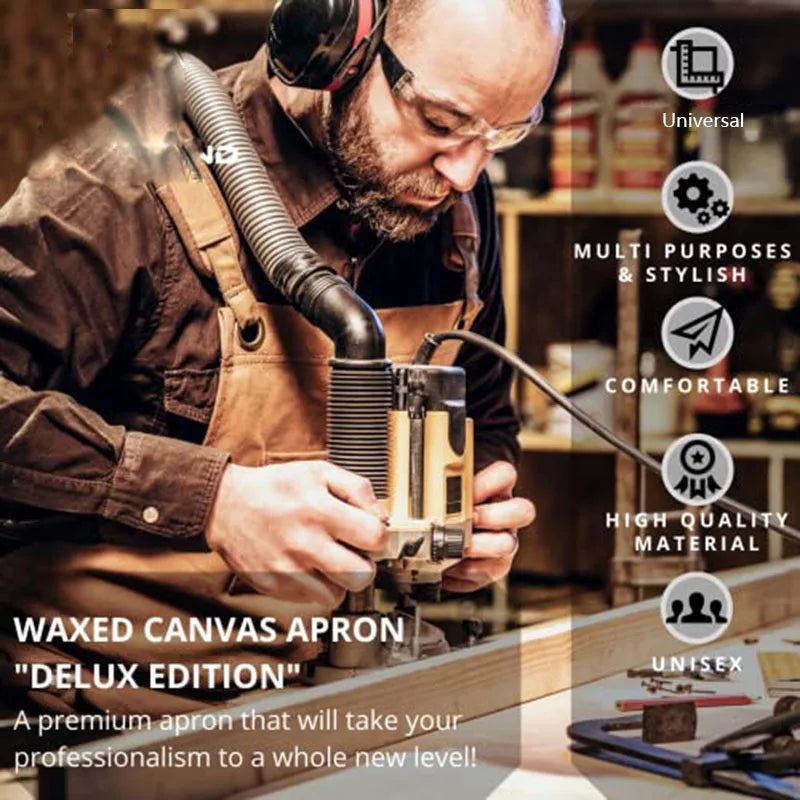 Thickened Cotton Canvas Waterproof Apron