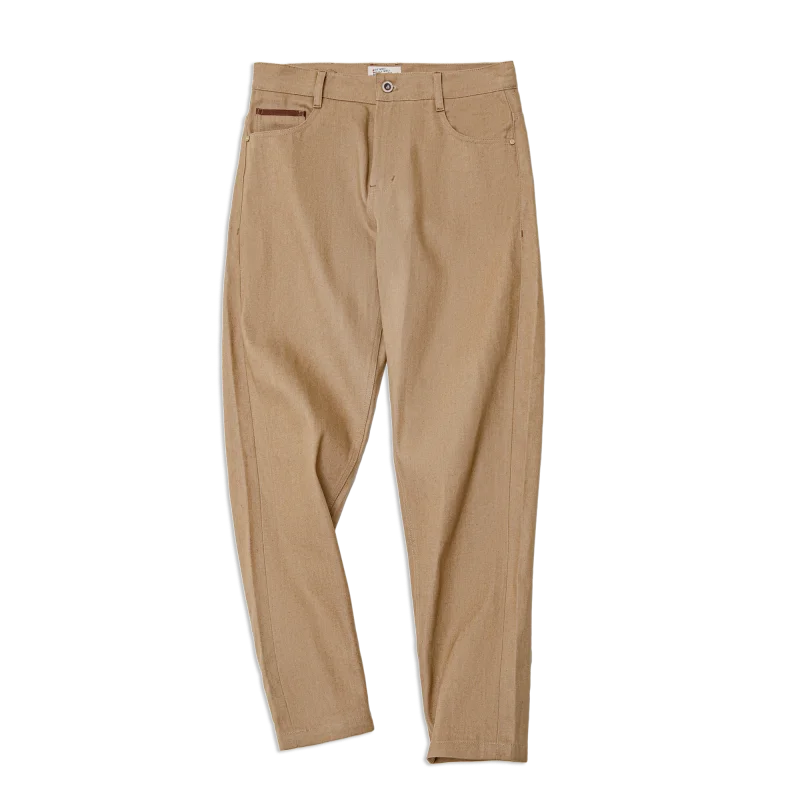 Retro 11.7oz Red-Line Selvedge Raw Denim Jeans for Men