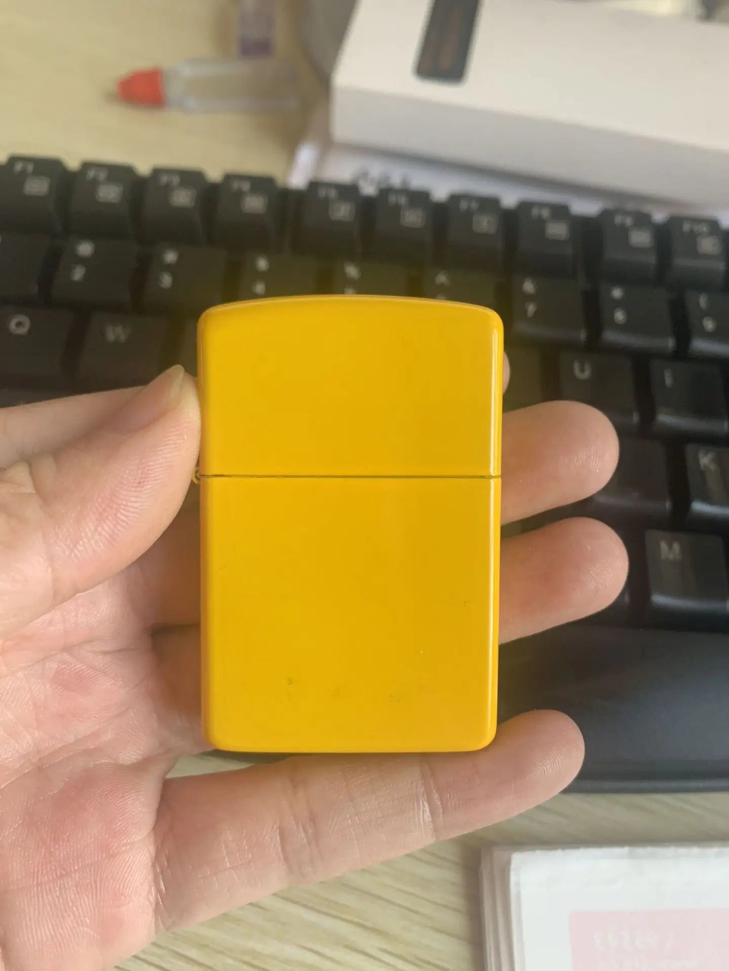 Brass Windproof Kerosene Lighter — Ultra-Thin