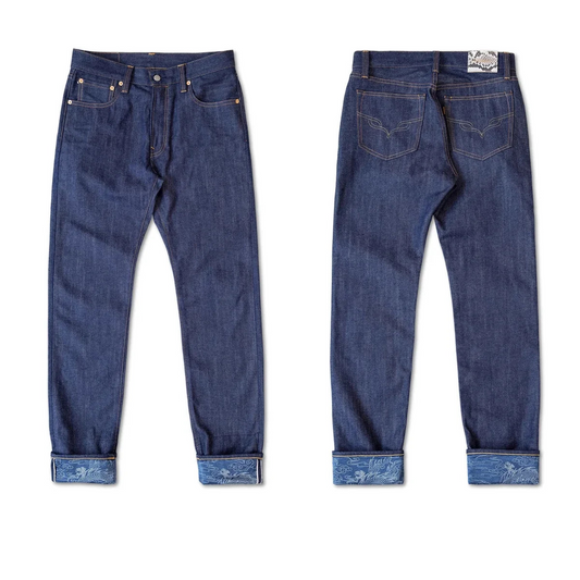 Year Of The Dragon Limited Edition 14oz Natural Indigo Selvedge Denim Jeans