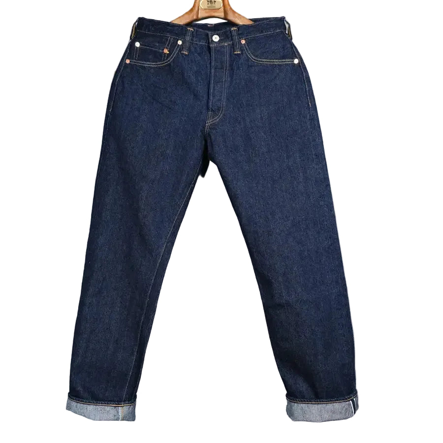 1951 14oz Five-Bag Indigo Retro Selvedge Denim Jeans