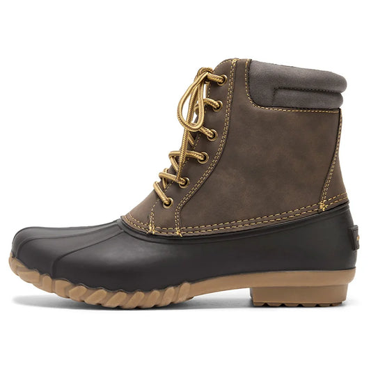 Men's Fur Lined Duck Boots - Waterproof