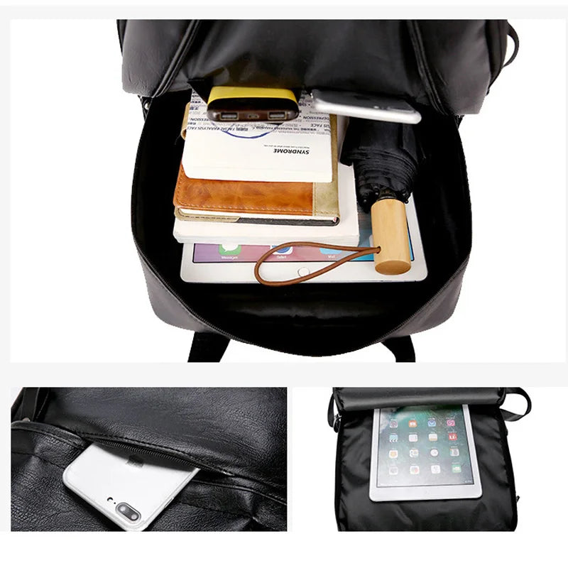 Vintage Waterproof Leather Backpacks