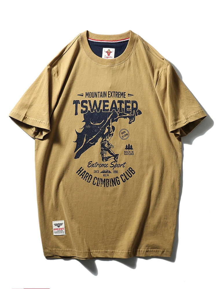 100% Cotton Heavy Vintage Short Sleeve T-Shirts