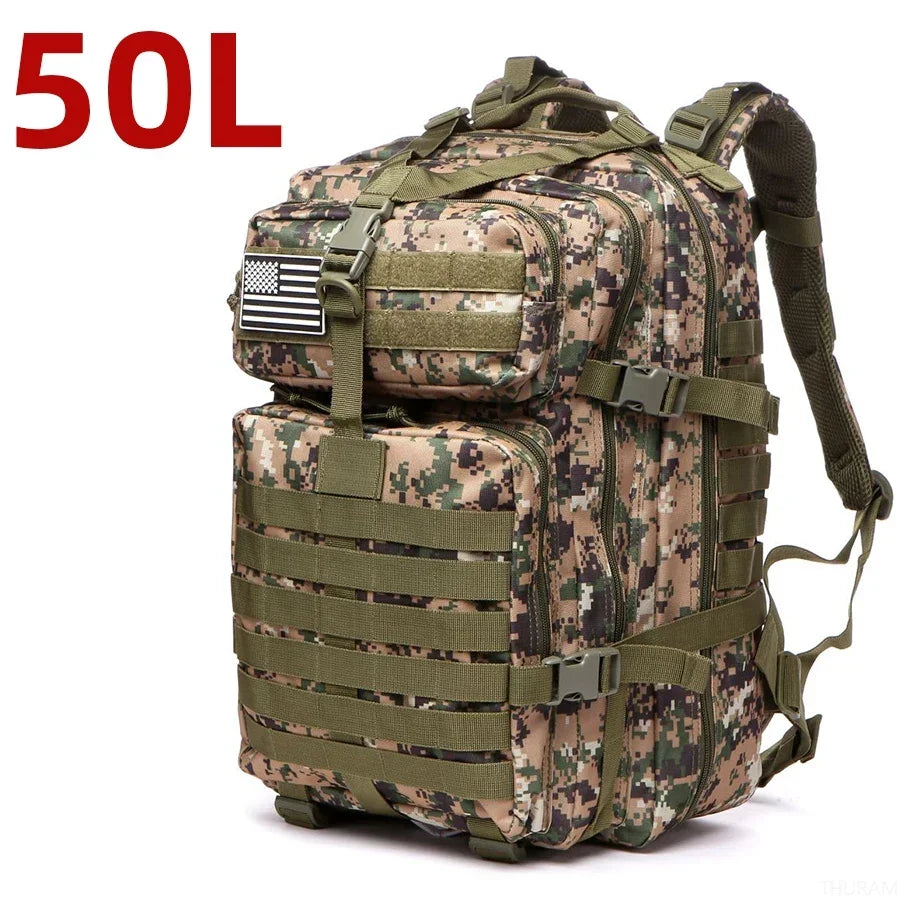 25L/50L Waterproof Nylon Backpack Laptop Ready