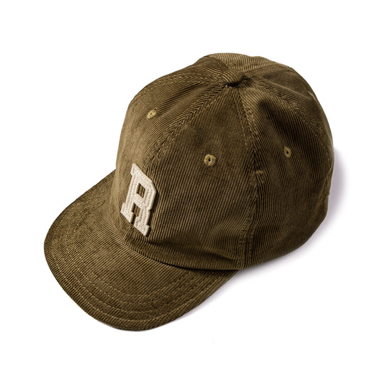 Vintage Letterman Corduroy Baseball Cap - Adjustable