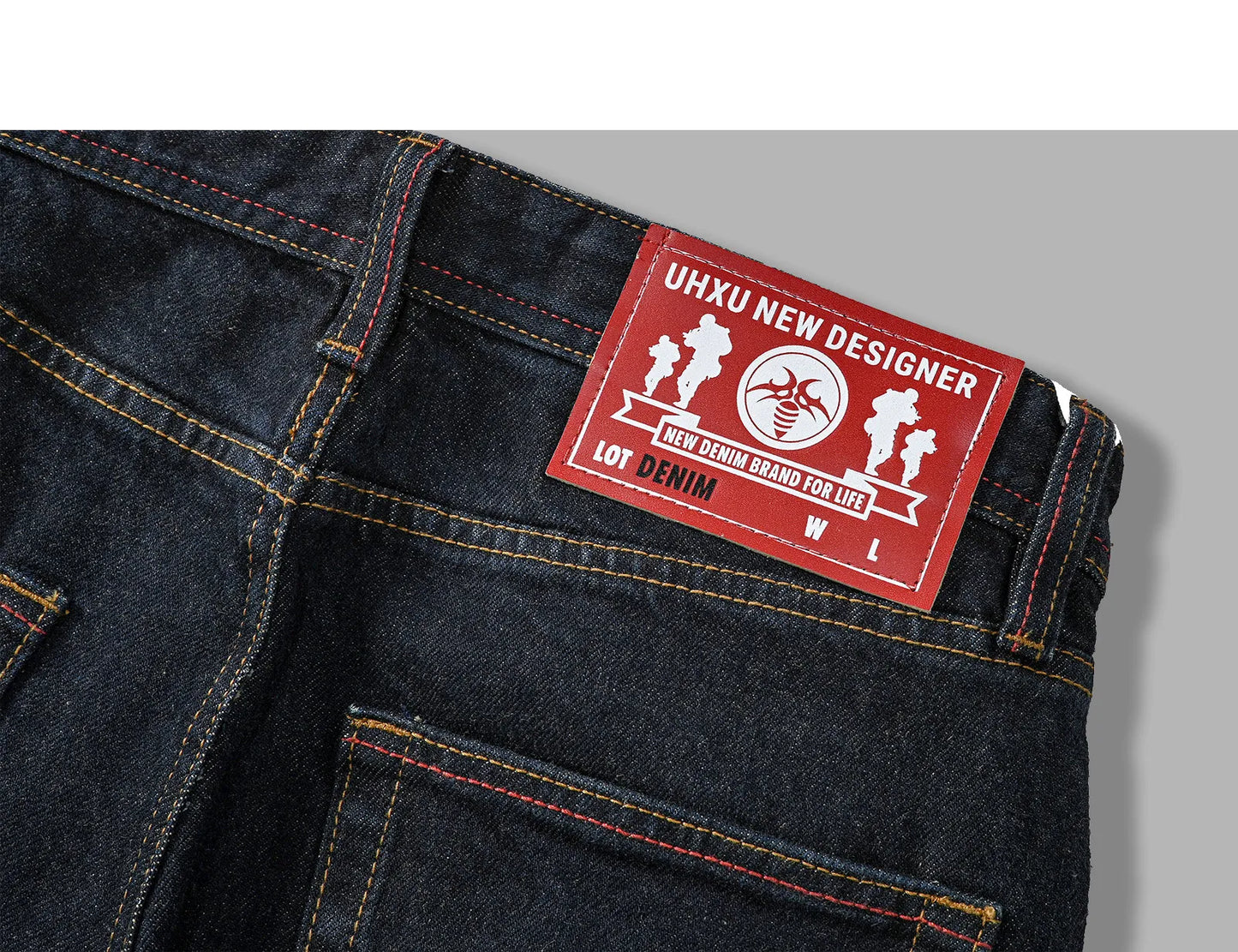 15oz Raw Heavyweight Selvedge Denim Jeans - Slim Fit Straight Leg