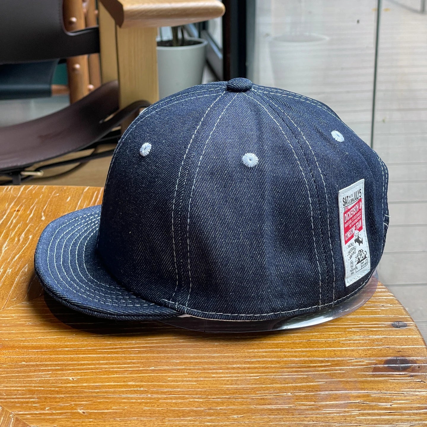 Denim Short Brim Baseball Cap