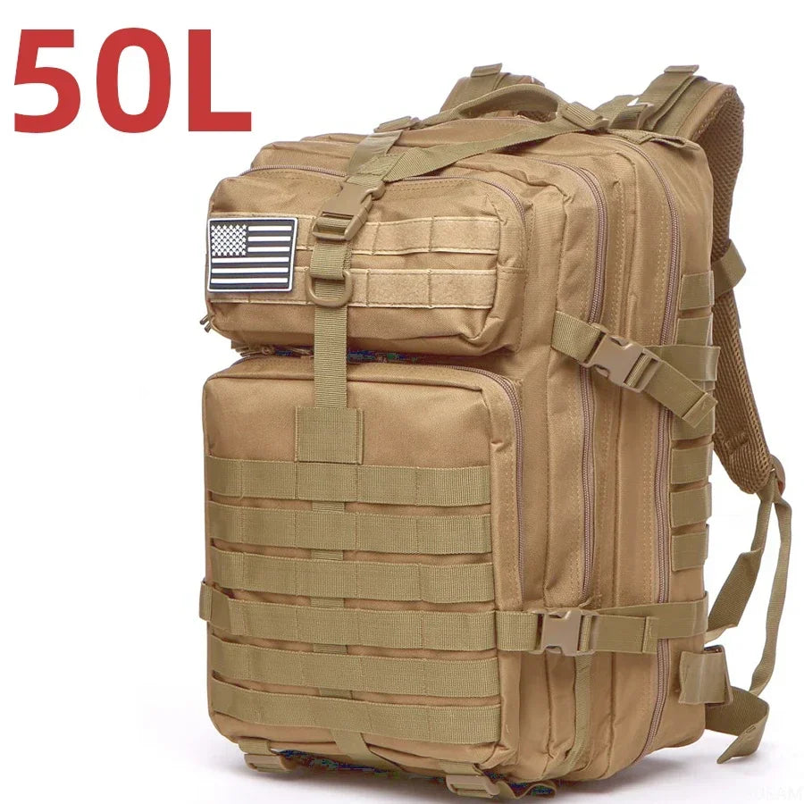 25L/50L Waterproof Nylon Backpack Laptop Ready