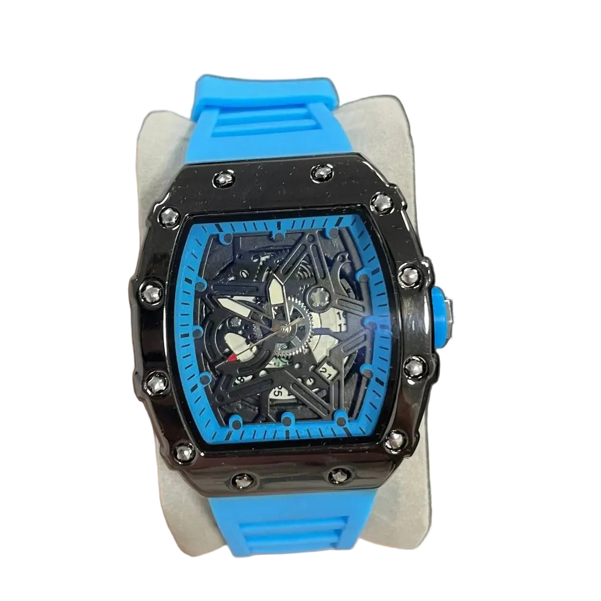 Men's Light Luminous Wine Barrel Shaped Quartz Watch